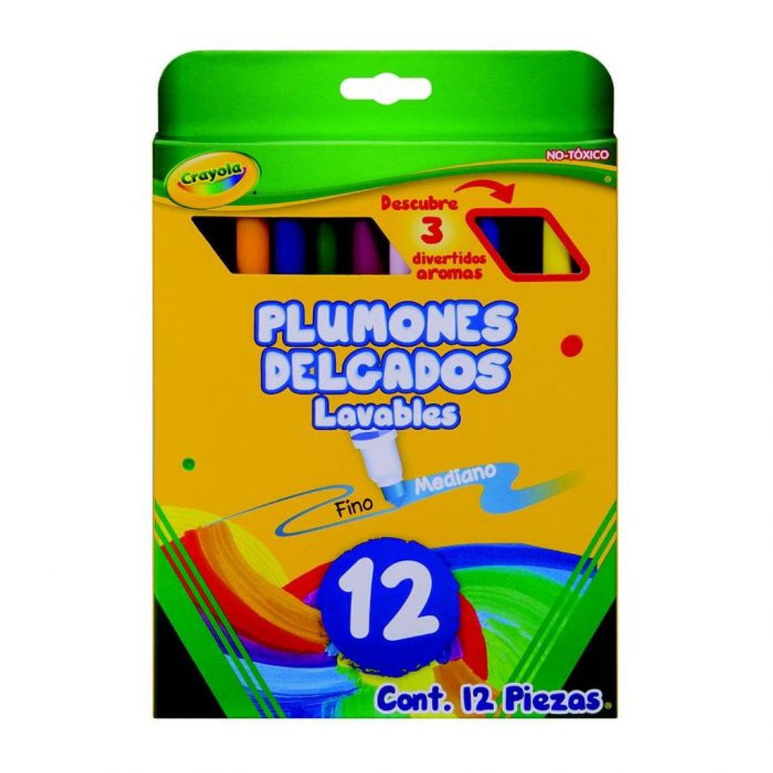 Fashion Plumones crayola lavables 12 piezas