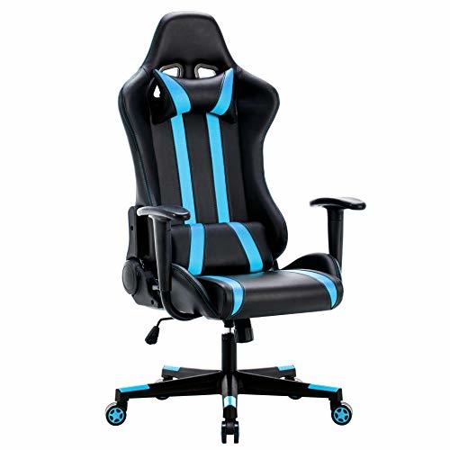 Home Silla Gamer, IntimaTe WM Heart Silla Gaming Silla Escritorio Giratoria, Altura Ajustable