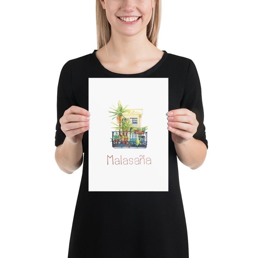 Fashion Malasaña Framed Print