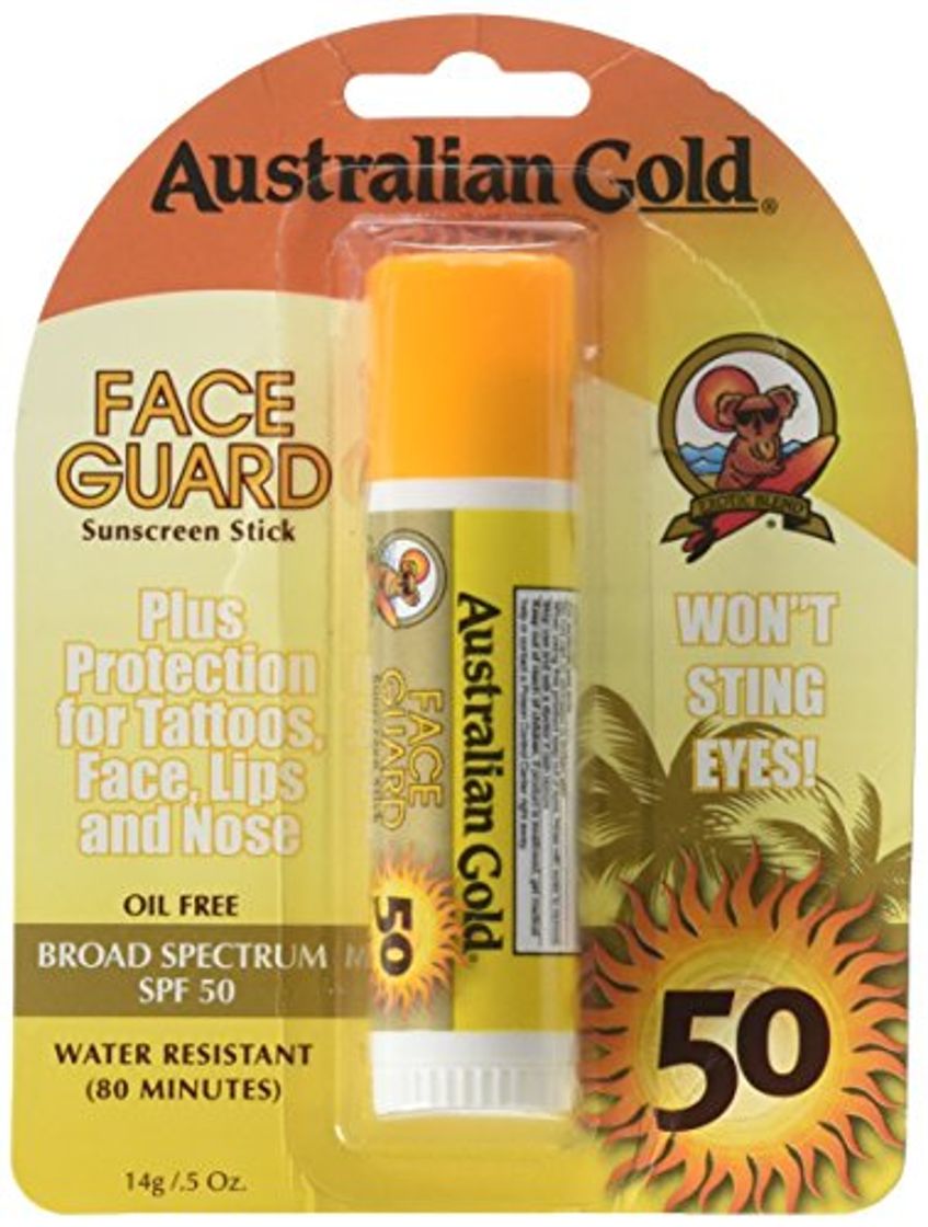 Productos Australian Gold Face Guard Spf50 Sunscreen Stick 14 Gr 1 Unidad 0