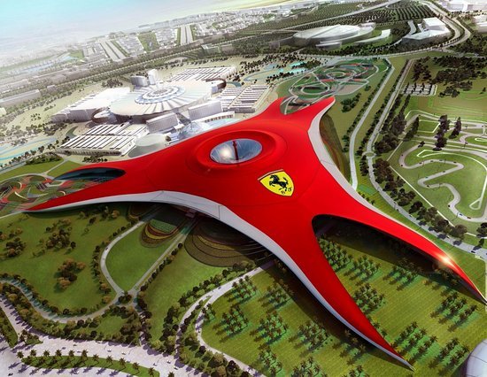 Lugar Ferrari World Abu Dhabi (Office Entrance)