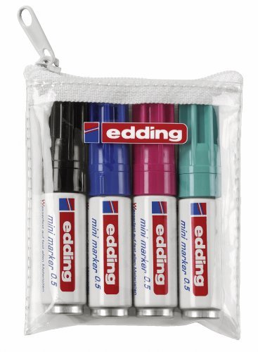 Producto Edding 4 - 05 - 4 - Mini marcador permanente 0.5 Ancho de traza 1