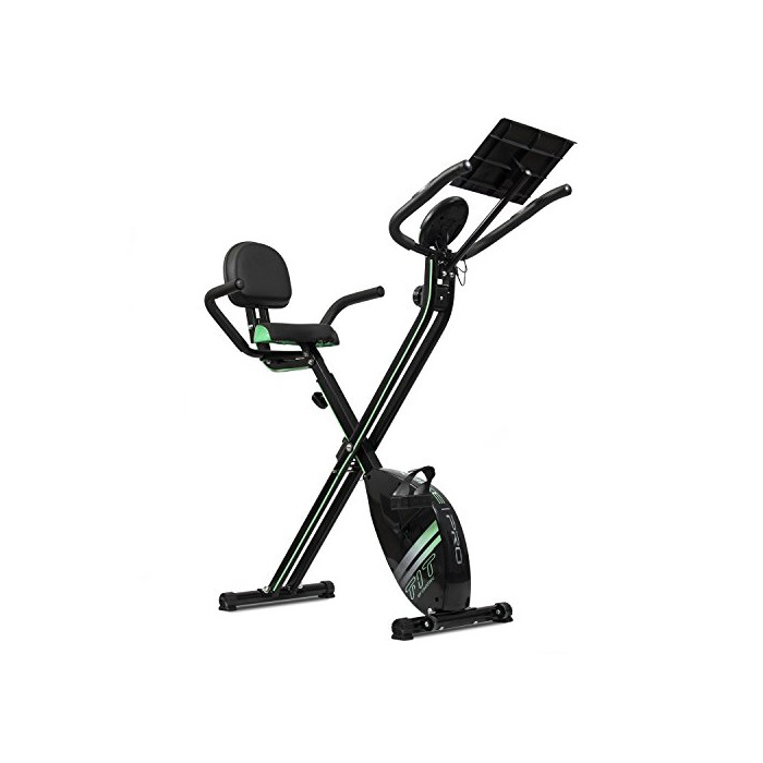 Fitness Cecotec Bicicleta Estática Plegable Magnética X-Bike Pro. Pulsómetro, Pantalla LCD, Resistencia Variable