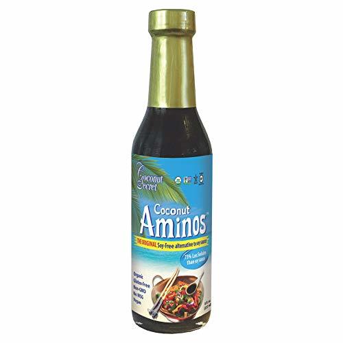 Lugares Coconut Secret, Raw Coconut Aminos, Soy-Free Seasoning Sauce, 8 fl oz