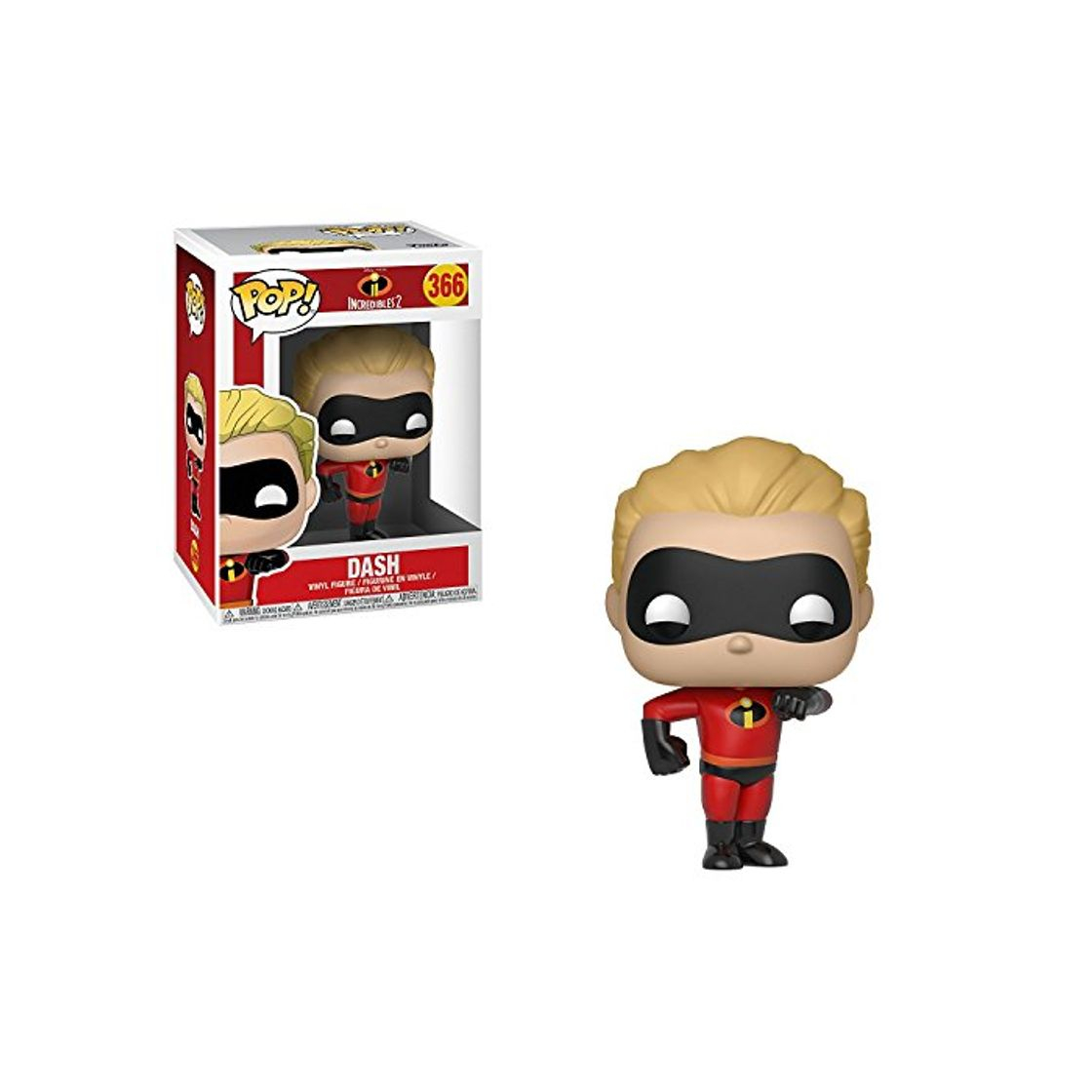 Funko- Pop Disney: Incredibles 2-Dash Los Increibles Figura de Vinilo,, Standard