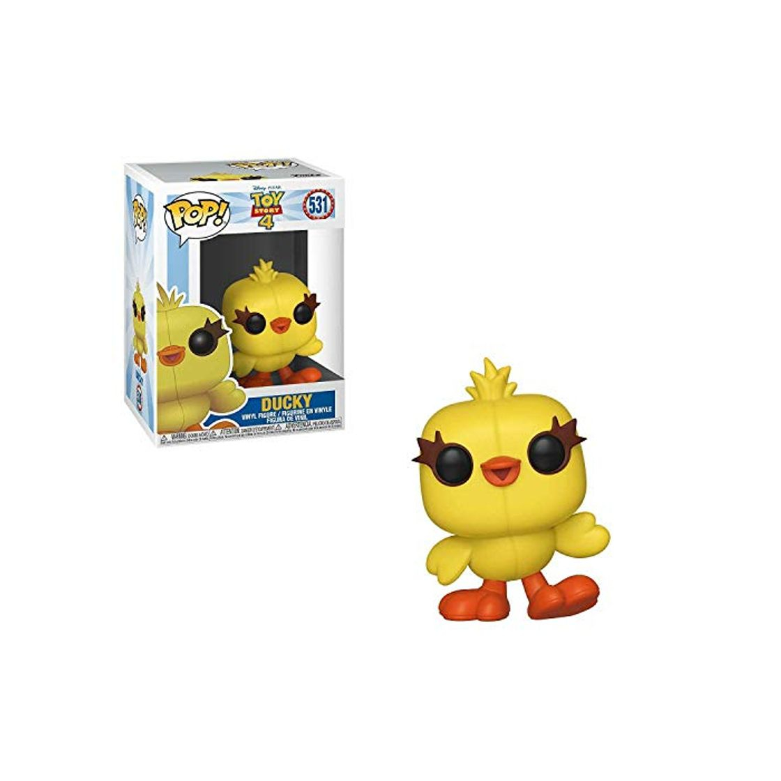 Game Funko- Pop Vinilo: Disney: Toy Story 4: Ducky Figura Coleccionable,