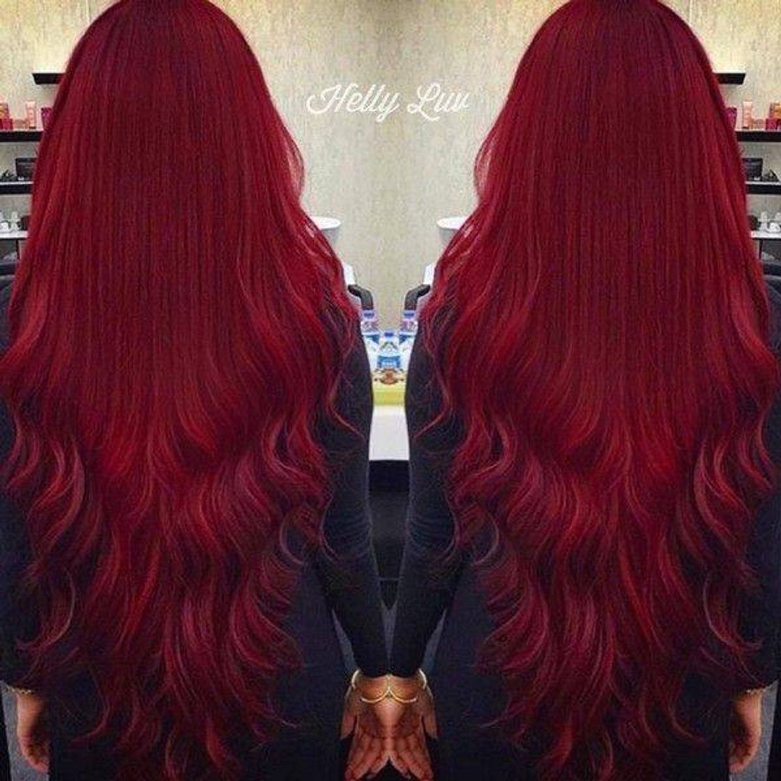 Moda Corte perfeito para um cabelo vermelho ❤️