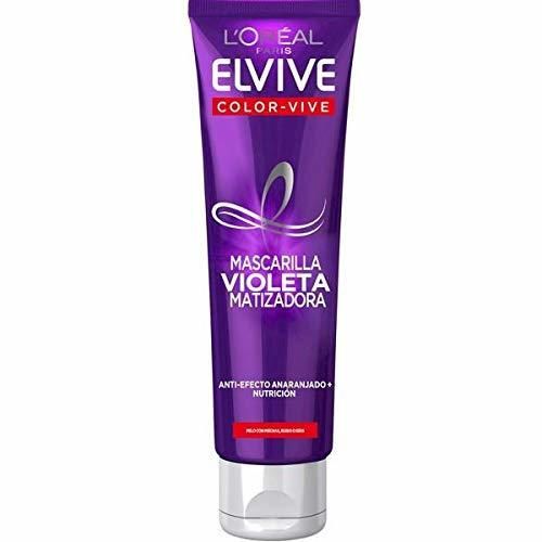 L'Oréal Paris Elvive Color Vive Mascarilla Violeta Matizadora para el Pelo con