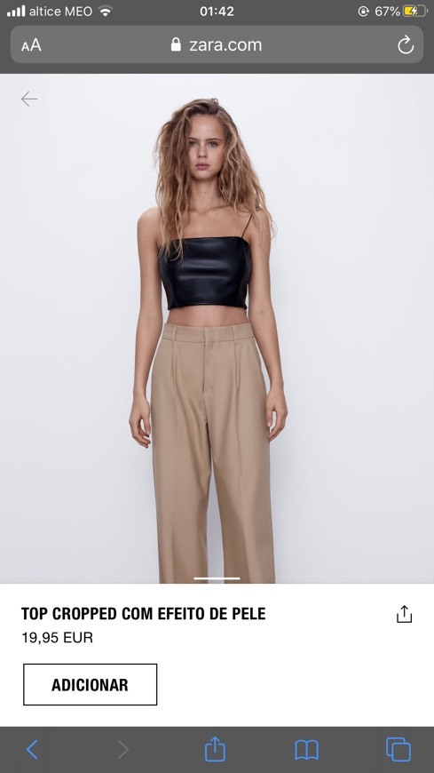 Moda Crop top