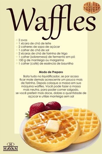 Só pra quem gosta de waffles 🧇