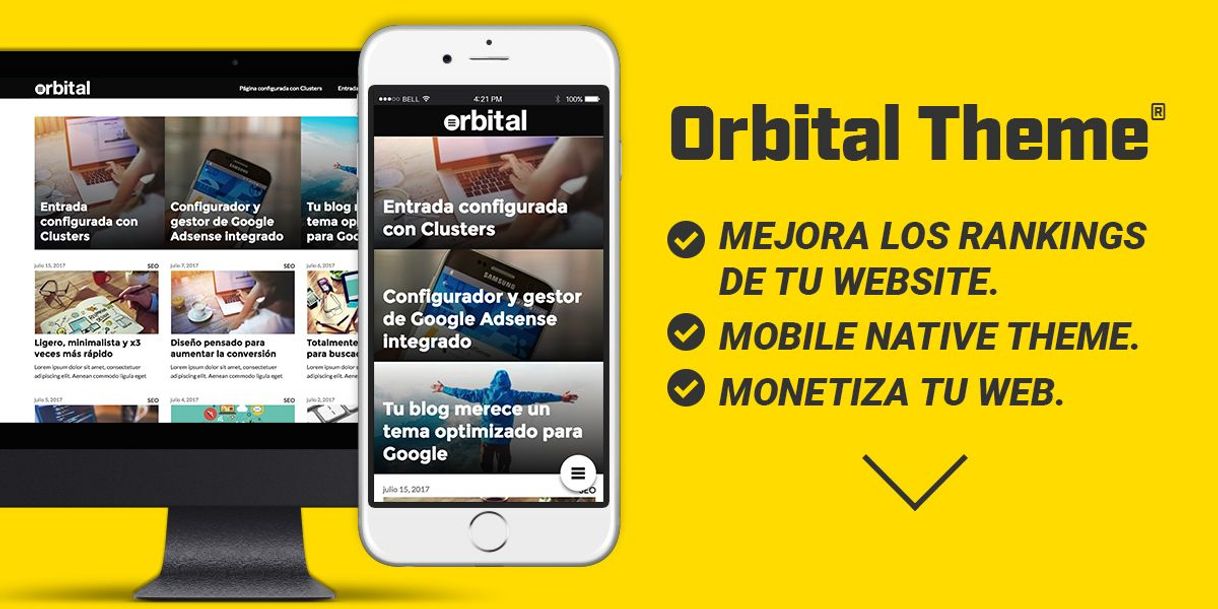 Moda Orbital Theme Mejor plantilla SEO para Wordpress 2020