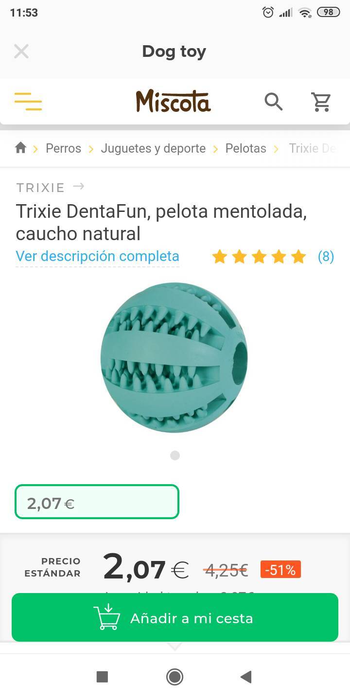 Producto Dog toy