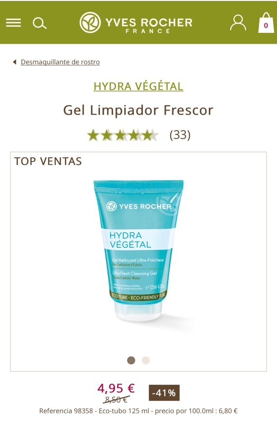 Productos Gel limpidor