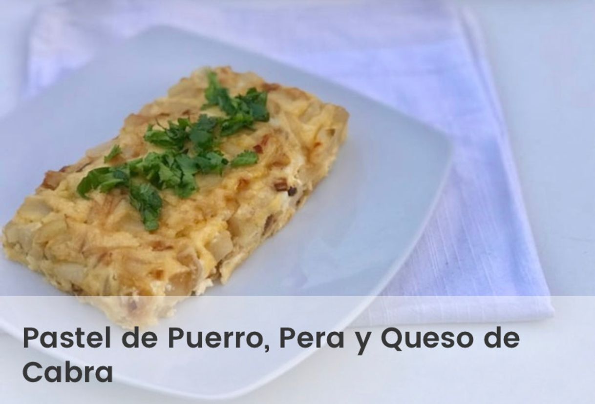 Moda Pastel de puerro, pera y queso de cabra 🥬🍐🧀