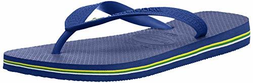 Moda Havaianas Brasil, Chanclas Unisex Adulto, Azul