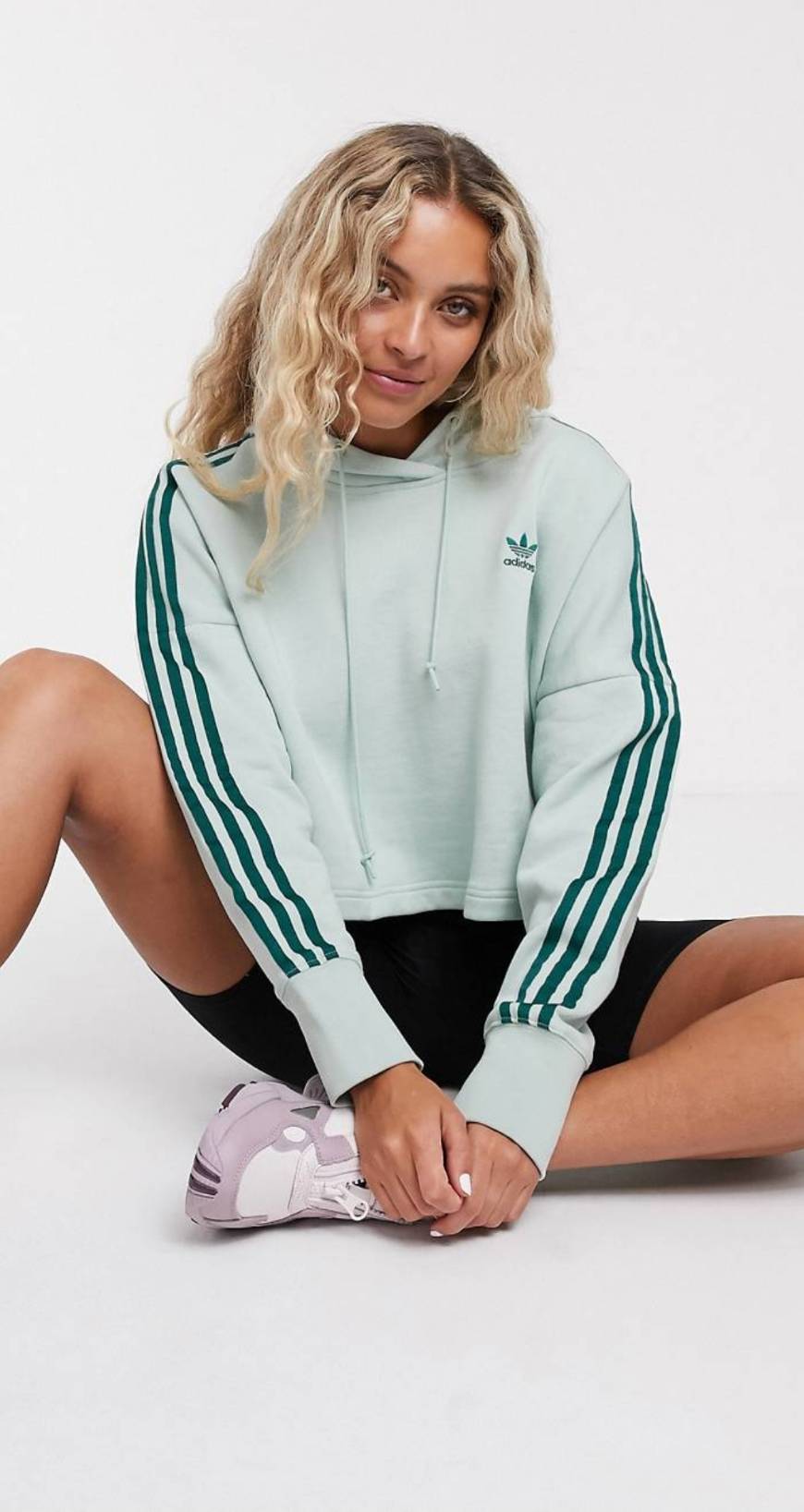 Product Sudadera verde menta| Adidas