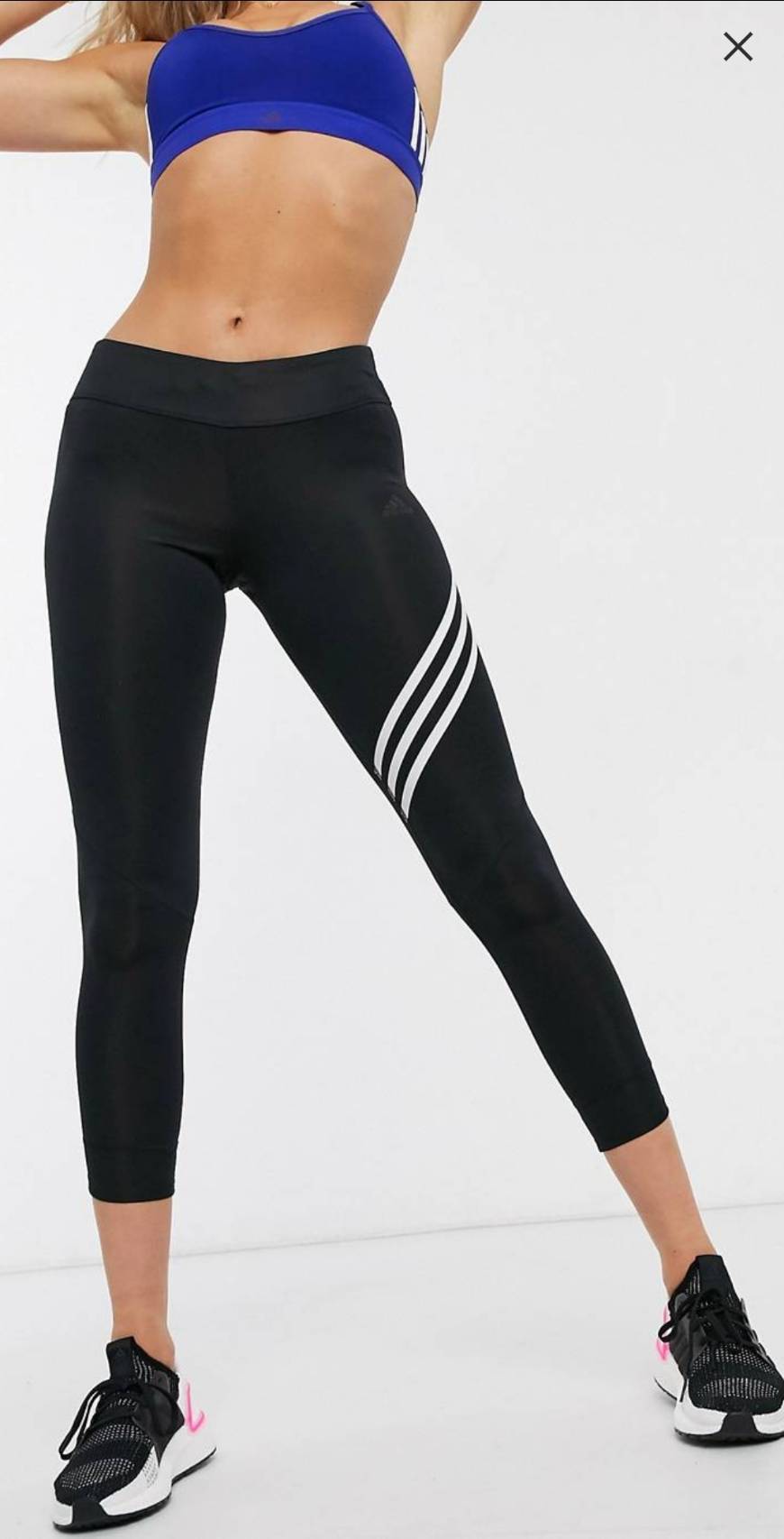 Product Leggings negros 3 rayas|Adidas Running