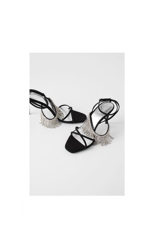 Producto Leather high heel embelished sandals