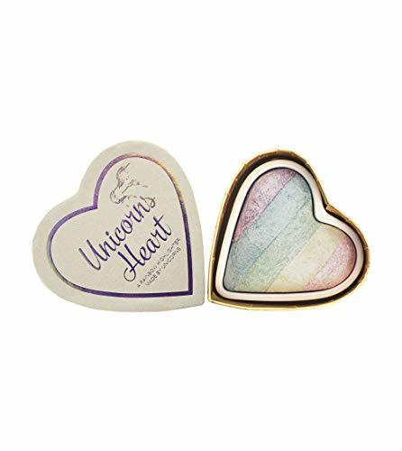 Social Makeup Revolution I Heart Makeup Unicorns Heart Highlighter Rozświetlacz do twarzy 10g