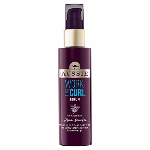 Social Aussie Work That Curl - Suero para el cabello con aceite de