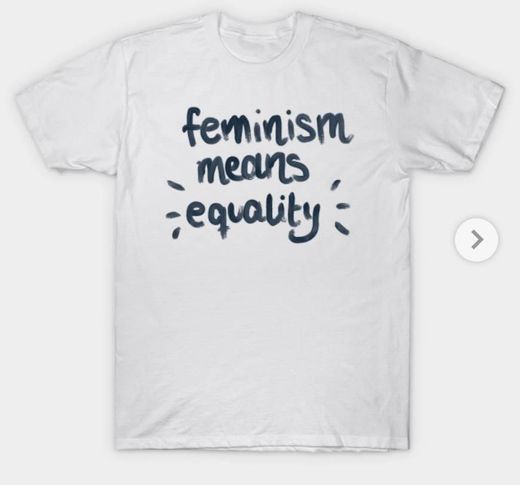 Camiseta Feminism means equality
