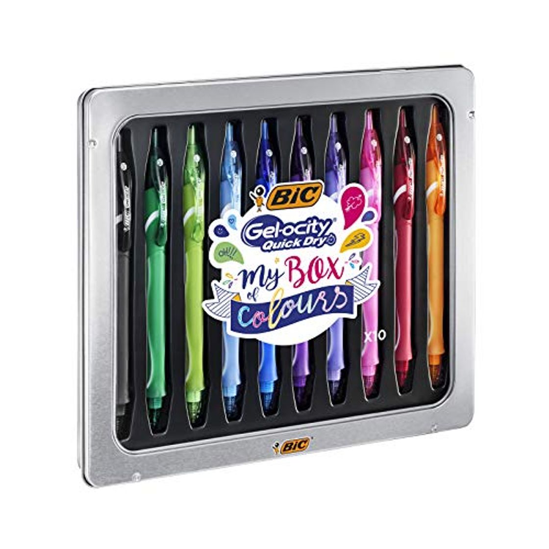 Product BIC My Box of Colours Gel-ocity Quick Dry bolígrafos de Gel de