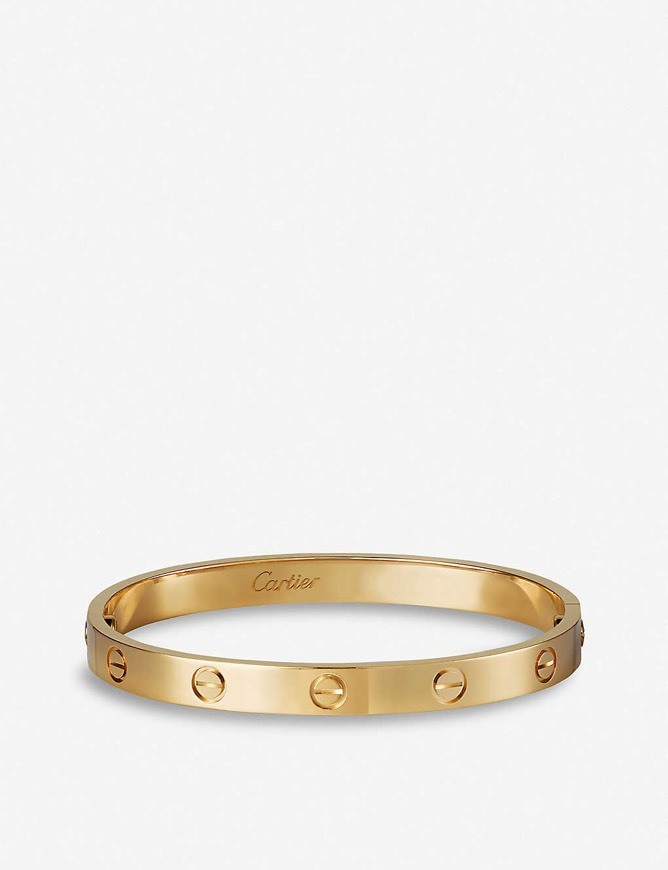 Fashion CARTIER LOVE 18ct yellow-gold bracelet