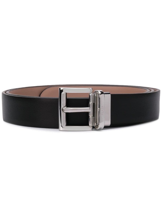 Moda PRADA square buckle belt