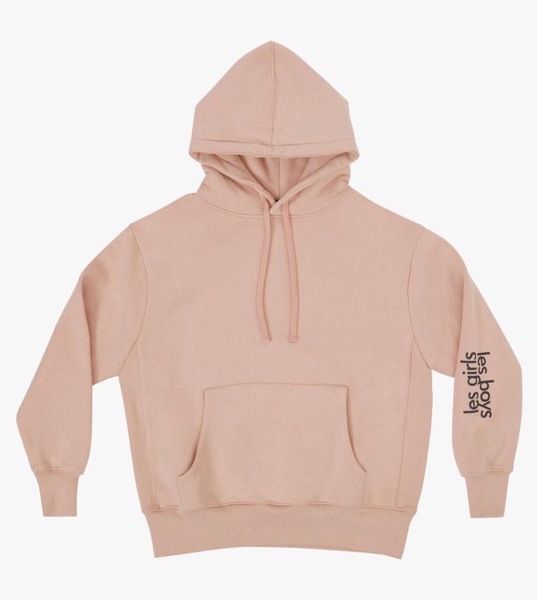 Fashion Les Girls Les Boys pink hoodie 