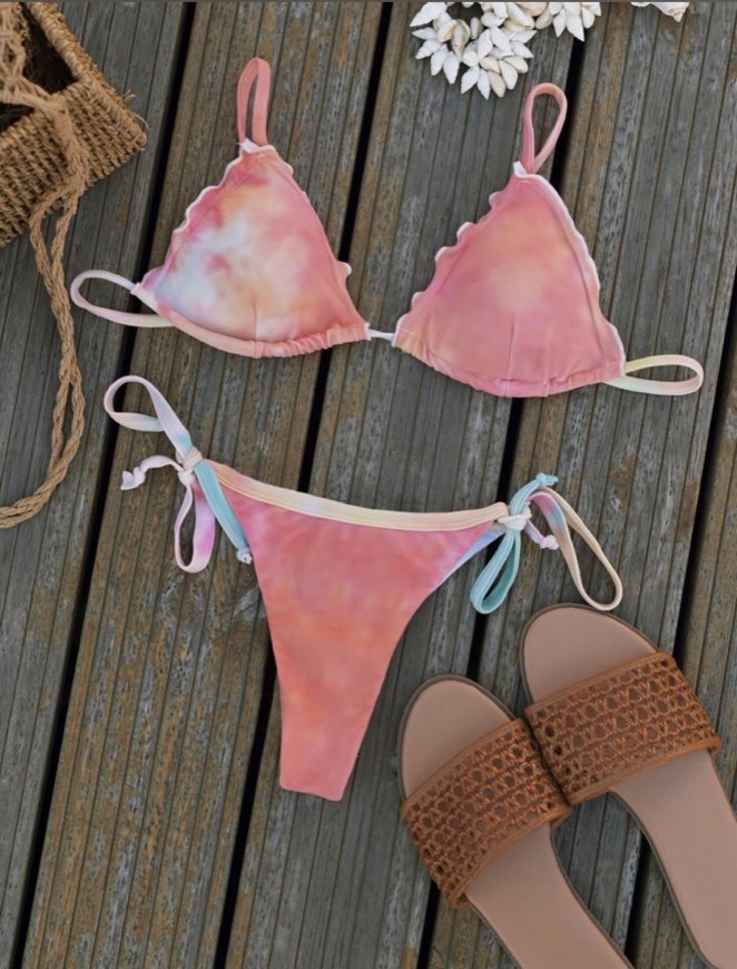 Producto Bikini shell beach orange