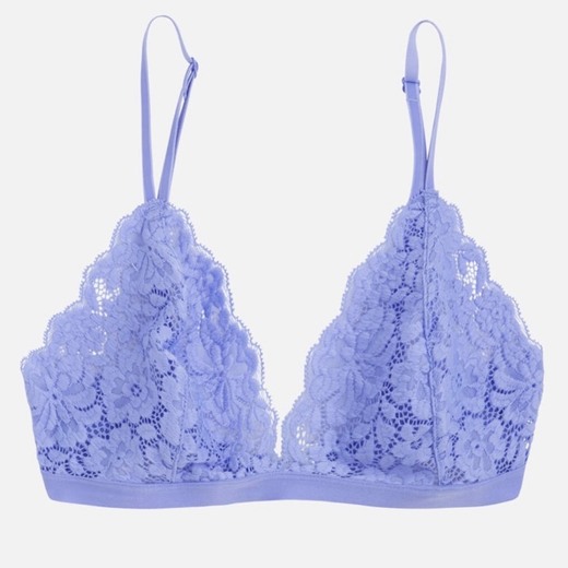 Lacy blue bra oysho 