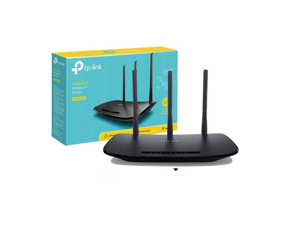 Productos Router TP-LINK 3 antenas inalámbrico N 450Mbps TL-WR940N