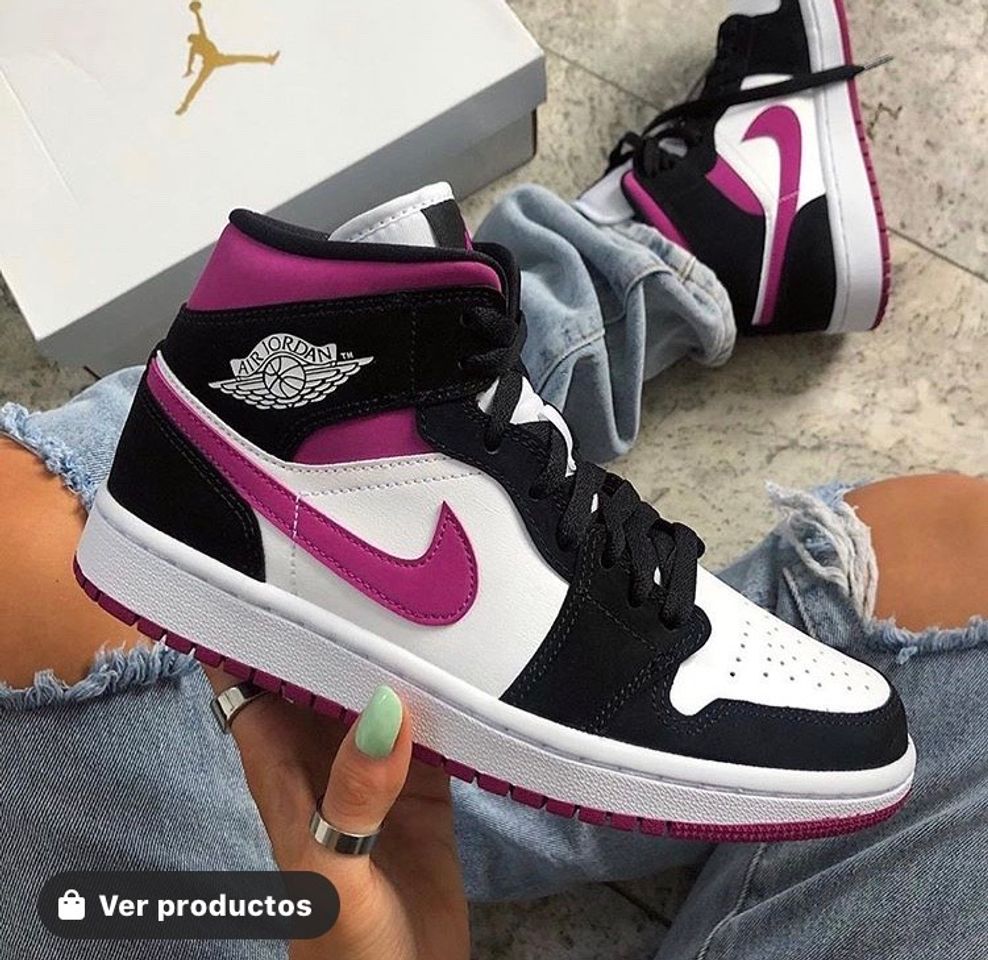 Fashion Air Jordan 1 Mid Magenta (w)