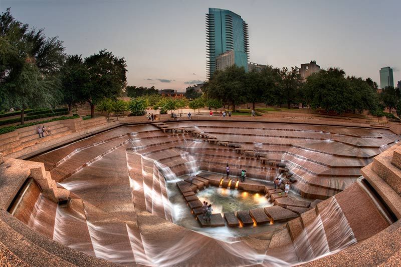 Lugar Fort Worth Water Gardens