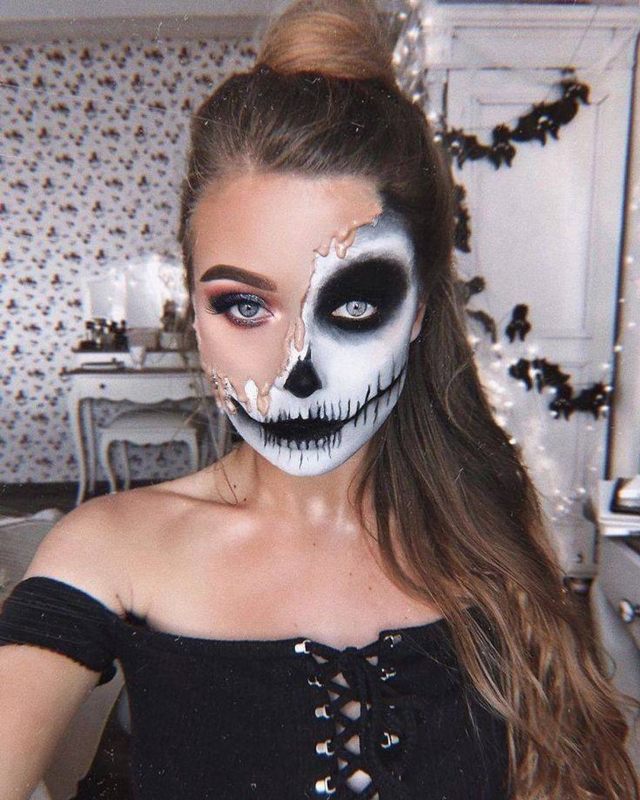 Moda Aquela make, para o Halloween