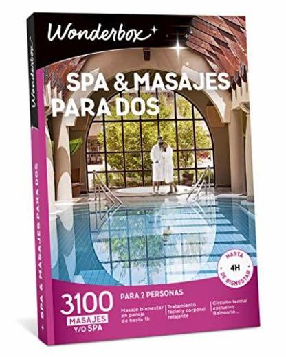 WONDERBOX Caja SPA & MASAJES para Dos- 3.100 experiencias para Dos Personas