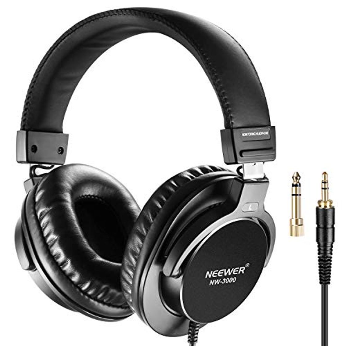 Producto Neewer NW-3000 Auriculares de Estudio Monitor Auriculares Giratorios Dinámicos con 45mm Controlador