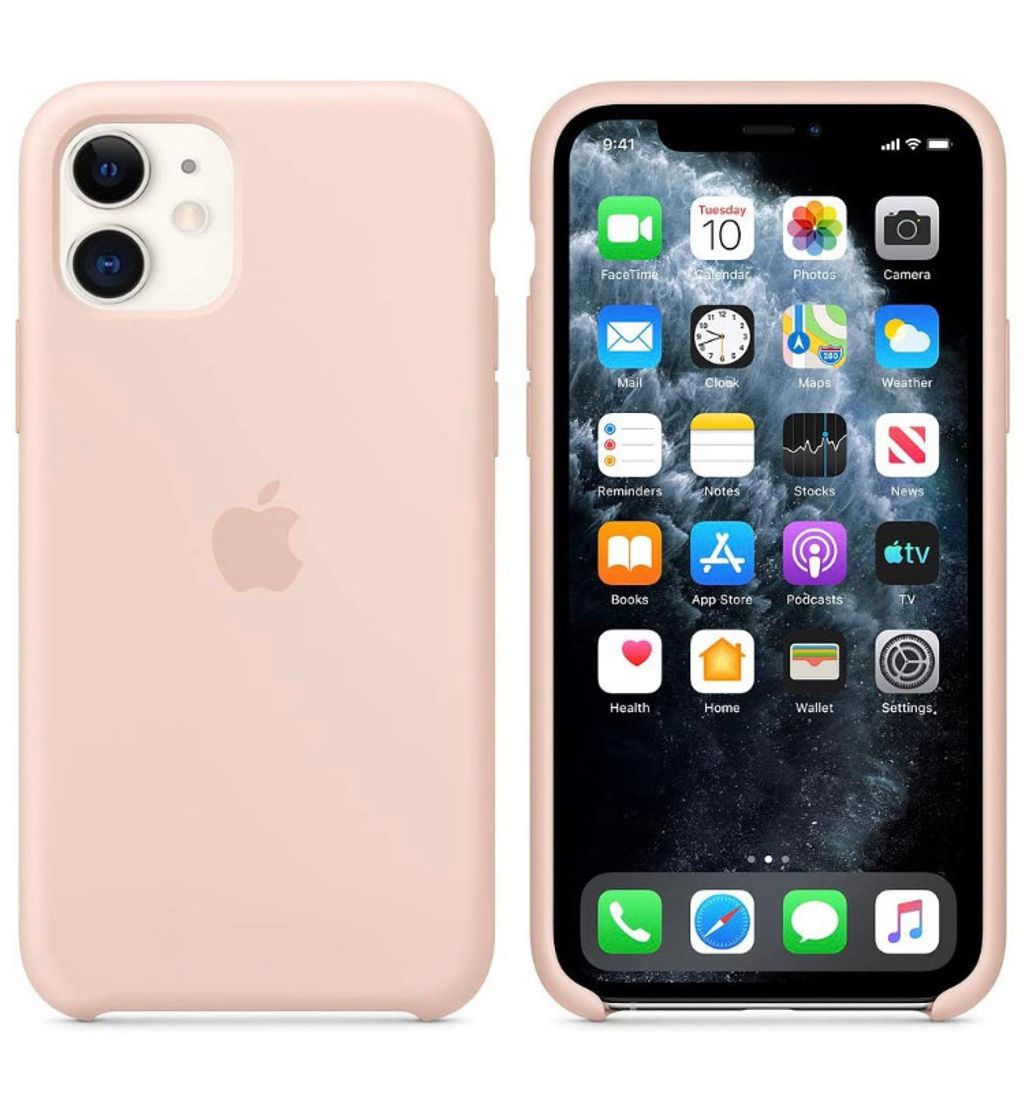 Moda Funda rosa arena🥰imitacion apple