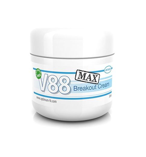 V88 MAX Crema Para Brotes DOBLE EFECTIVIDAD Con Ácido Salicílico Para Granos Puntos Negros Imperfecciones y Piel Problemática SIN Parabenos 50 Gramos