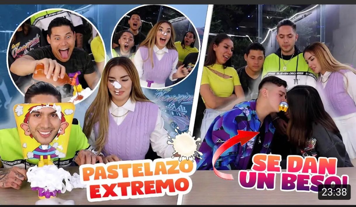 Fashion CESAR PANTOJA Y KATIA VLOGS SE DAN UN BES0 RETO DEL ...