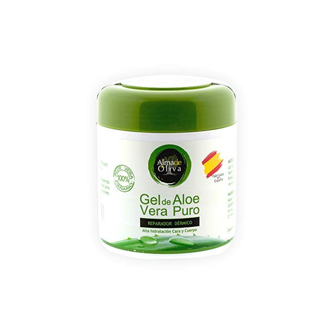 Beauty Gel Aloe vera puro 100% de Canarias crema hidratante natural 500 ml