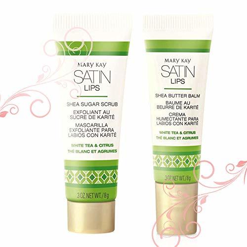 Beauty Satin Lips set Shea Sugar Scrub & Shea Butter Balm 8g