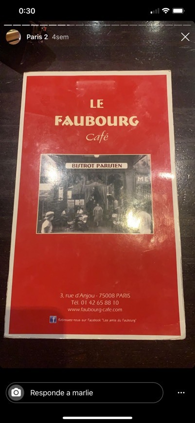 Restaurantes Le Faubourg Café