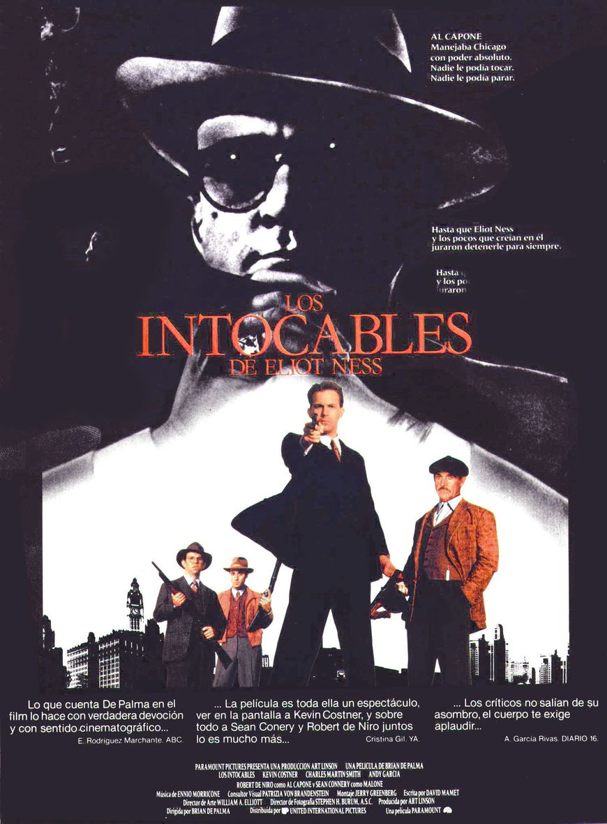 Película Los intocables de Eliot Ness