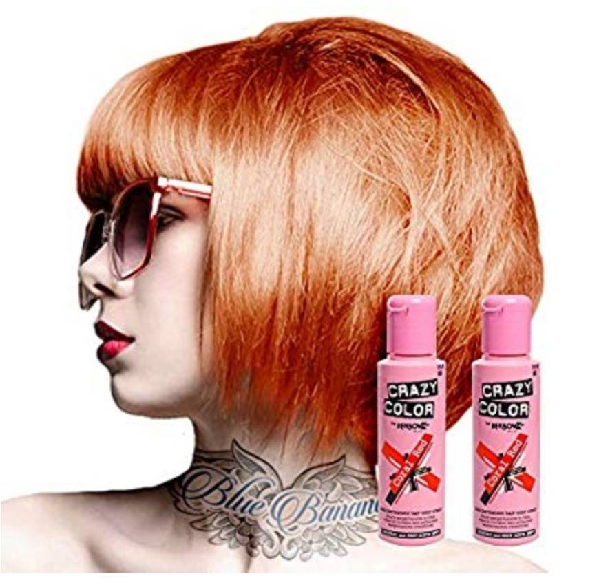 Fashion Tinte Crazy Color - Coral Red Semipermanente.