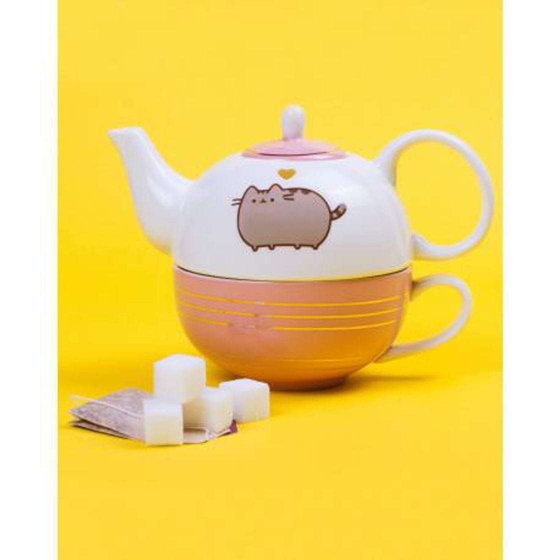 Moda Set Tetera y Taza Pusheen Cat 😸✨