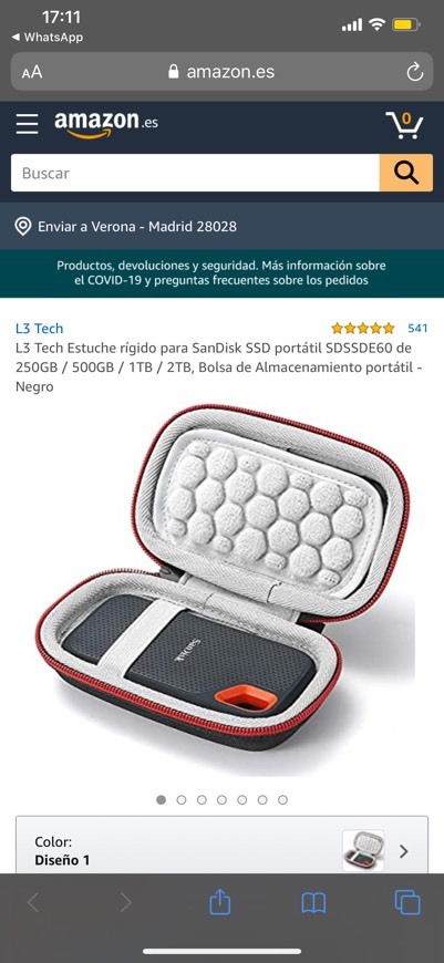 Products Estuche para disco duro