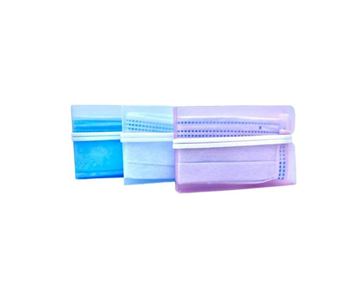 Social PORTA MASCARILLA Rosa Light, Azul Light , Blanco
