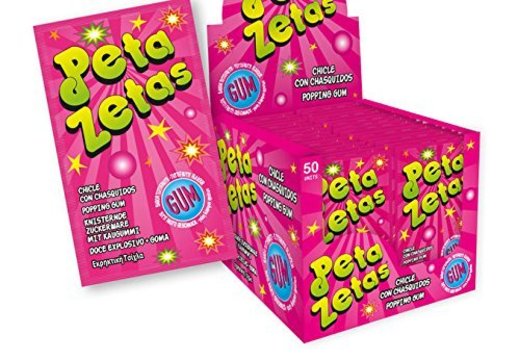 PETA ZETAS GUM TUTTI FRUTTI 50 UNITS