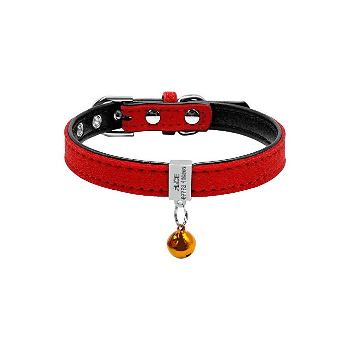 Social Berry Pretty - Collar para mascota acolchado personalizado